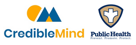 CredibleMind and Public Health logos